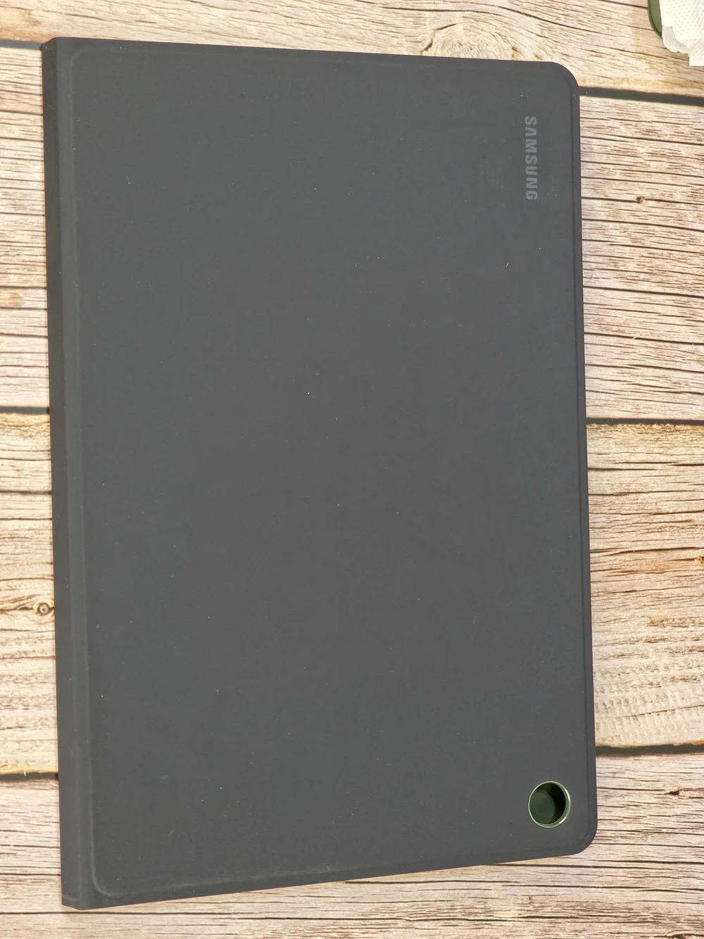 Samsung Black Outside, Green Inside Tablet Cover Case - Slim Protective Folio